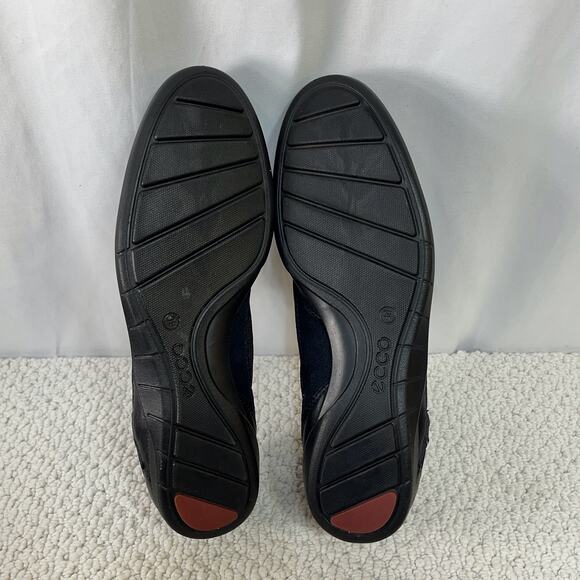 Women's Ecco Bluma Summer Ballerina Black Leather/Mesh EU40 US 9/9.5 - Picture 5 of 12